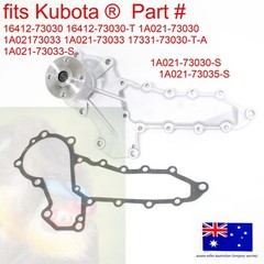 fits Kubota Water Pump L3300DT-GST L3301DT L3301H L3302H L3400DT/HST L3400F
