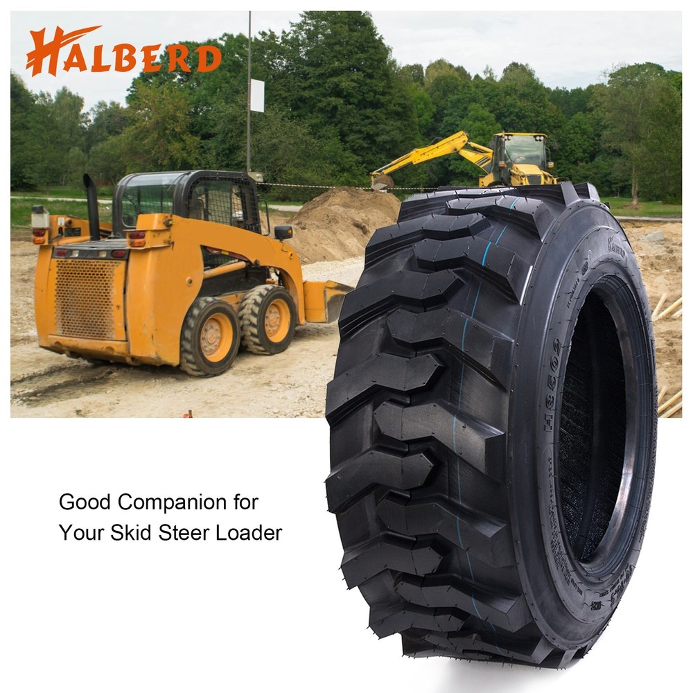 12-16.5 Skid Steer Loader Tire SKS 12×16.5 Heavy Duty 12PR 50% Longer Wear Life