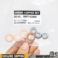 For Kubota Engines D1463 D1703 D1503 1584153622 Aluminum Injector Seal Kit