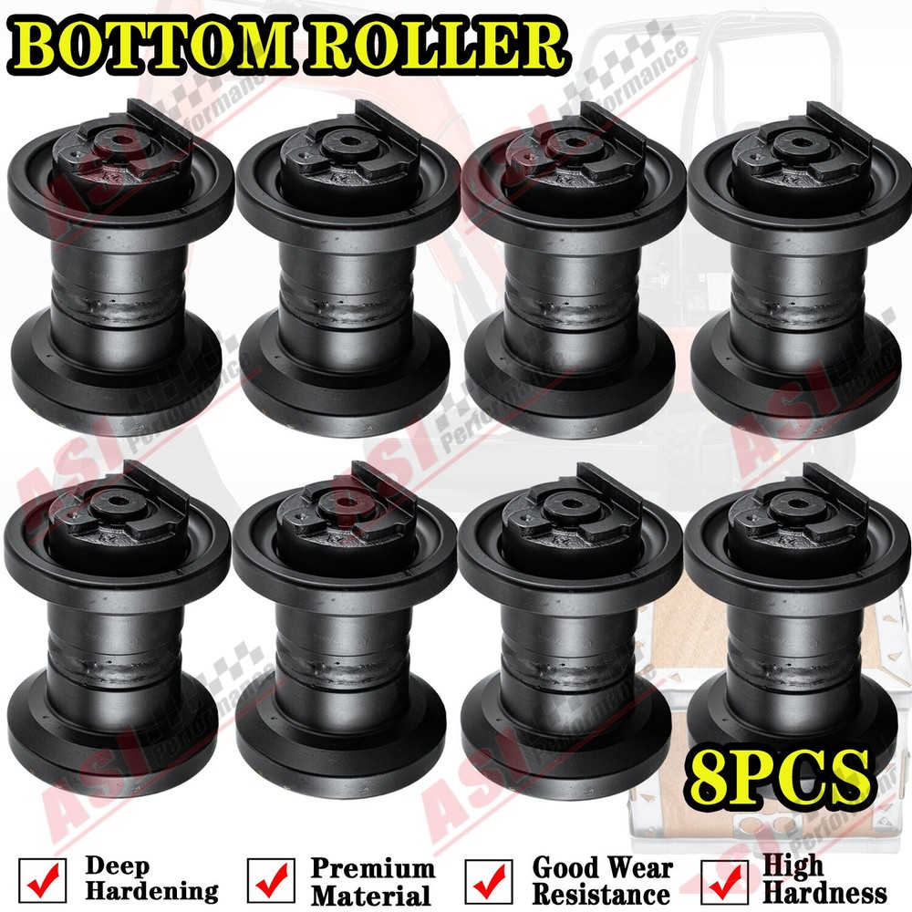 8Pcs Bottom Track Roller For Kubota KX71-3S KX71-3 Excavator Undercarriage -HOT!