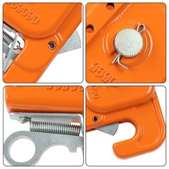 Orange Easy Change Quick Hitch w/Stabilizer Bar for Category 2 Tractor/Implement