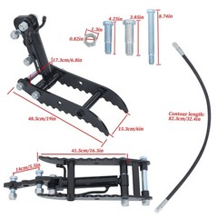 Hydraulic Thumb Clip Clamp Fits For Mini Excavators Small Digger Attachment Kit