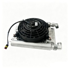 FOR H12 / QH12 MINI EXCAVATOR ATTACHMENT RADIATOR PLUS HYDRAULIC OIL COOLER FAN