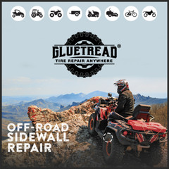 GlueTread Tractor Sidewall Tire Repair Kit Easy to Apply No Need to Remove Tire