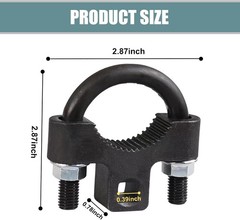 Inner Tie Rod Removal Tool, 3/8” inch Universal Low Profile Tool, Waterproof No
