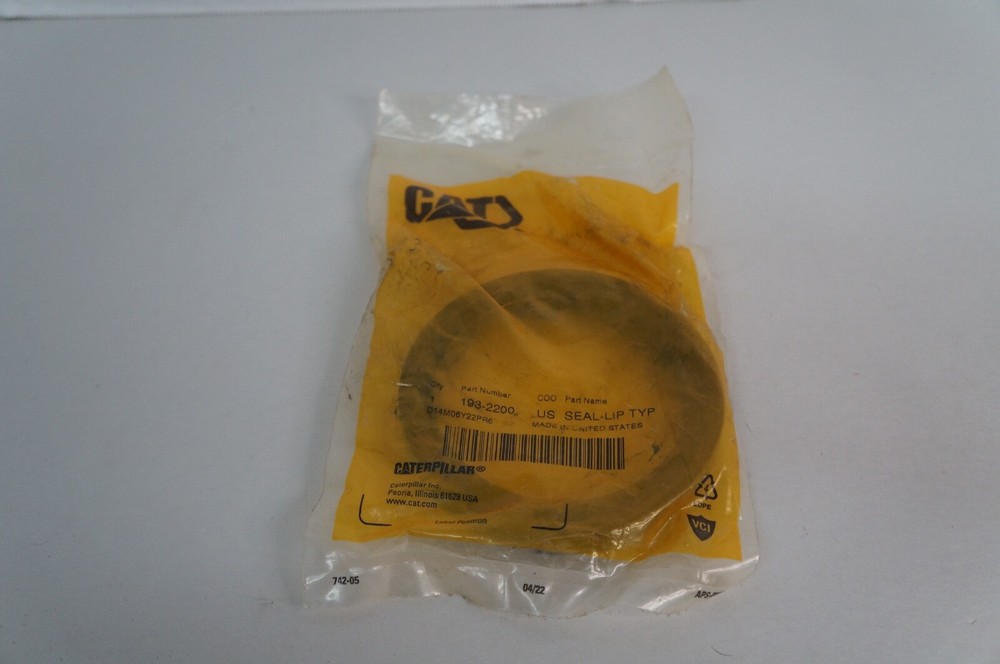 Caterpillar OEM CAT 193-2200 Rubber Lip seal 76.2mm