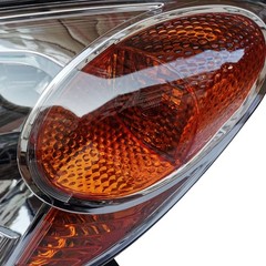 Pair Headlights for 04-05 RAV4 Orange Lens Black Housing 8110542280 8110642280