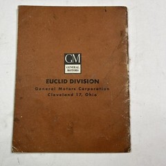 Euclid GM series 71 71T diesel engine operator’s manual