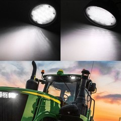 2PCS LED Flood Work Light For John Deere Tractors 7630 7720 7730 7820 7830 7920