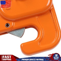 Orange Easy Change Quick Hitch w/Stabilizer Bar for Category 2 Tractor/Implement