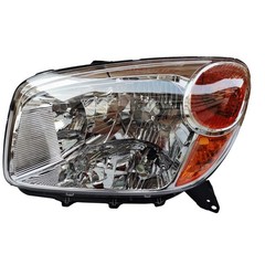 Pair Headlights for 04-05 RAV4 Orange Lens Black Housing 8110542280 8110642280