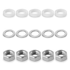 5 Sets Pressure Cooker Gauge Fastener Pack 82248 Fit for Presto 0.7087 inches