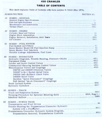 Case 450 Crawler Loader Dozer Service Parts Operators Manual 188 Diesel Engine