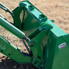 Titan Attachments 5FT Dirt Bucket Attachment Fits John Deere Hook And Pin