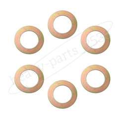 6pc 50mm x80mm x2mm Bucket Pin Shim Iron Excavator Skid Steer For Komatsu