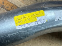 Stanley 2- 3/8 – 2 – 5/8” x 18” Curved Exhaust Extension Muffler tip tractor