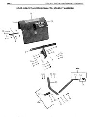 PARTS MANUAL FITS 1976-1982 Troy Bilt PONY I & II TILLER #P17485-P95831