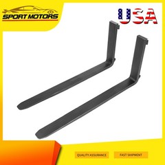 2 x 48″ Pallet Fork Blades for Loaders and Tractors Durable 4000 lbs Heavy Duty