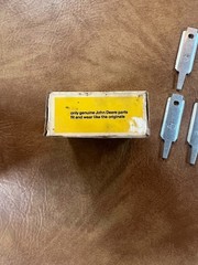 John Deere Tractor OEM Parts 11 Guard Plates Vintage Z5110 & Box Advertising