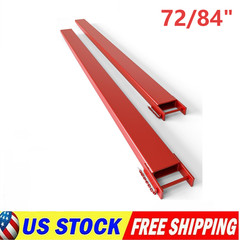 Pallet Fork Extensions Forklift Extensions 84″ / 72″ Heavy Duty Steel 5500 LBS