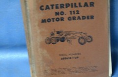 Caterpillar No. 112 Motor Grader Parts Shop Manual Book Catalog Reference 34997
