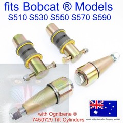 fits Bobcat Bobtach Pivot Pin Bush Bucket End Kit 7135590 46895002 46895003 S530