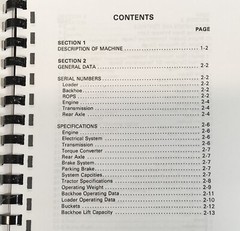 Massey Ferguson 60 Backhoe Loader Tractor Operators Manual Owners Maintenance MF