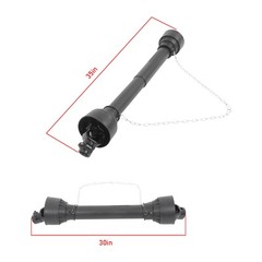 PTO Shaft PTO Driveshaft 1-3/8″ 6 Spline/Round T4 Black 30-39″ for Tractor