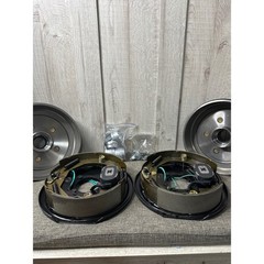 5 on 5 Bolt Circle Drum Kits w/ 10″ Lt & Rt Electric Brake 3500 lbs Trailer Axle