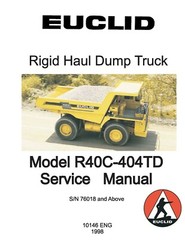 Euclid R40C 404TD Series Service Manual