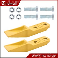 Findmall 2PC Mini Excavator Bucket Teeth Accessories for Narrow Bucket