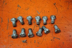 JI Case 446 Garden tractor Rear Wheel Lug Nuts (12) 442 444 224 222 220 226