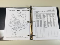 Ford 1300 1500 1700 1900 Tractor Service Repair Shop Manual Parts Catalog Binder