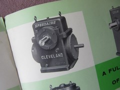 1956 Advertising Booklet * Why Cleveland Worm Gear * Cleveland Story w Letter