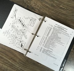 Case 780 Ck Loader Backhoe Service Manual Parts Catalog Operators Owners Set