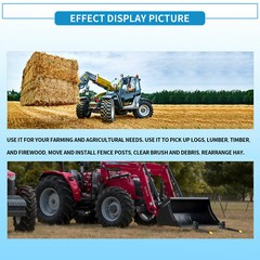 1500lb/4000lb Tractor Pallet Forks Bucket Skidsteer Loader Clamp 43″/60″ Fork
