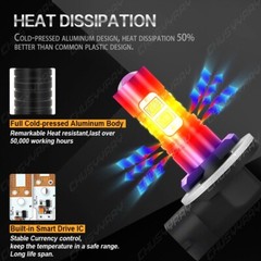 2 SUPER Bright LED light bulbs for Holland / Case HALOGEN Bulb 9847313 12v 37.5w