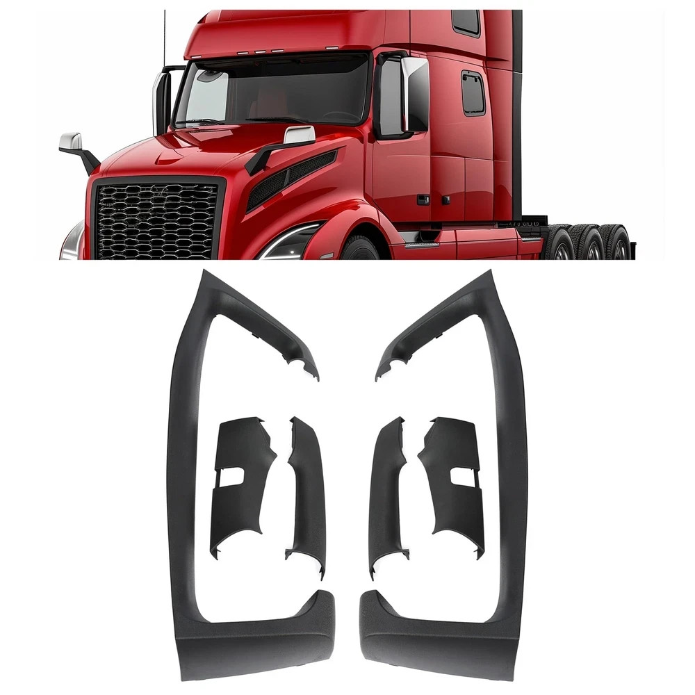HECASA Side Mirror Arm Covers Compatible With 2004-2023 Volvo VNL Truck Right…