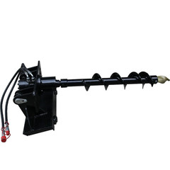 Hydraulic Auger Attachment For Mini Skid Steer Post Hole Drilling Tool Free Ship