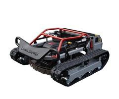 Remote controlled lawn mower, 22 hp gasoline engine, off-road, tracked.New