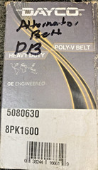 New Genuine Dayco 5080630 8PK1600 Heavy Duty Poly Rib Belt