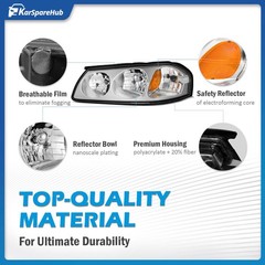 Halogen Headlights for 2000-2005 Chevy Impala