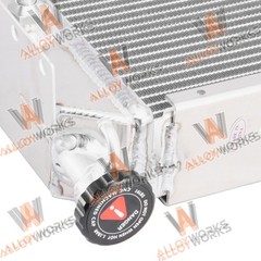 4-Row Aluminum Forklift Radiator For Hyster H40XL H45XL C177 GM 3.0L #1329169