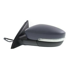 Left Side Mirror Power Heated Manual Fold w/Signal for VW Jetta 11-18
