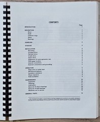 1955 Cummins 150kw Generator Operation, Maintenance, Parts Manual