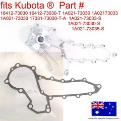 fits Kubota Water Pump L3300DT-GST L3301DT L3301H L3302H L3400DT/HST L3400F