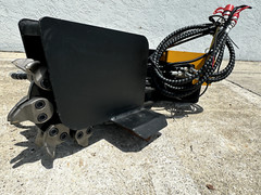 New Mini Skid Steer Stump Grinder Attachment Articulating Arm &Remote Toro Dingo