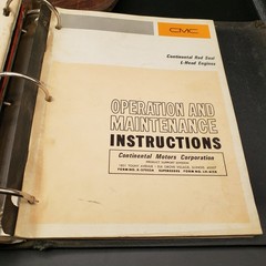 Rare Vintage Hough Sales Manual Binder Hercules Engine Literature OEM 1953–1962