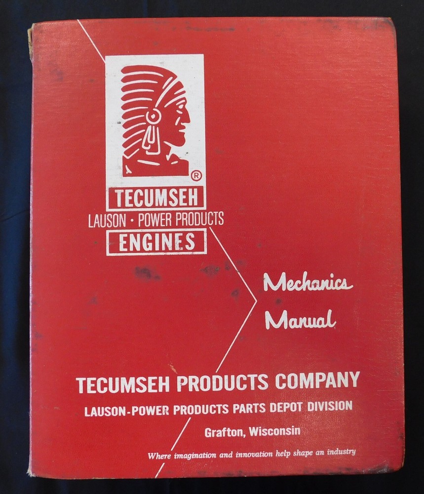Tecumseh Engines 1966 Mechanics Manual – Lauson-Power Products Parts Depot