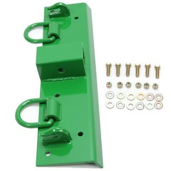 Bolt-on Grab Hooks D Rings 2″ Receiver For John Deere Tractor Compact Tractor